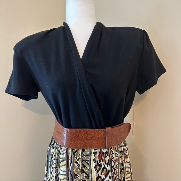 Vintage PG Collections Animal Tribal Print Car Wash Dress NWT - 10 - Picture 3 of 16